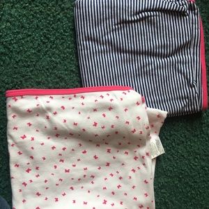 2 large baby blankets